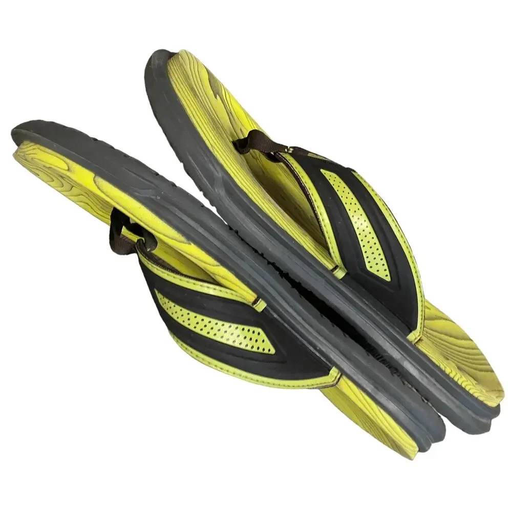 Men's THE NORTH FACE Sulfur Spring Green And Black Flip Flop Sandals Like New